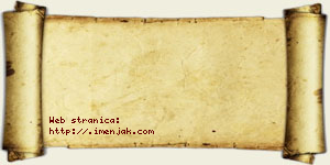 Jasna Košarović vizit kartica